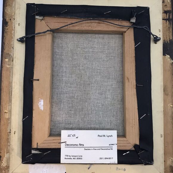 Vtg. Japanese Oriental Maiden Oil On Canvas Signed Painting Gold Framed Matted - Picture 9 of 15